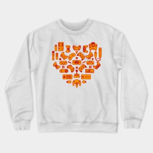 Love Gamers Yellow Crewneck Sweatshirt